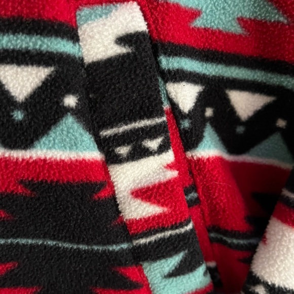 Outback Trading Company Quarter-Zip Aztec Patterned Fleece Pullover XL - Picture 5 of 8